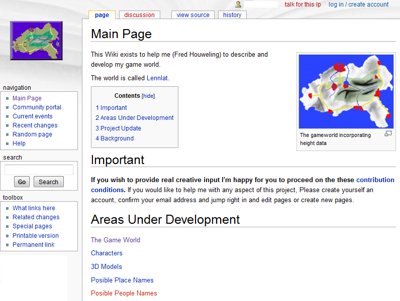 Click here for the Game Project wiki